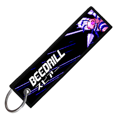 "JAPANESE BEEDRILL" CUSTOM KEY TAG