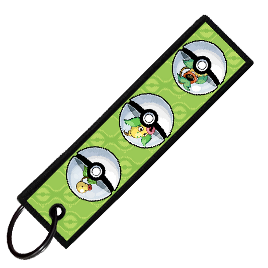 "BELLSPROUT POKEBALL EVO" CUSTOM KEY TAG