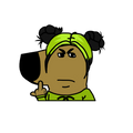 "BILLIE ELLISH" CHILL GUY WINDOW PEEKER
