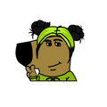 "BILLIE ELLISH" CHILL GUY WINDOW PEEKER