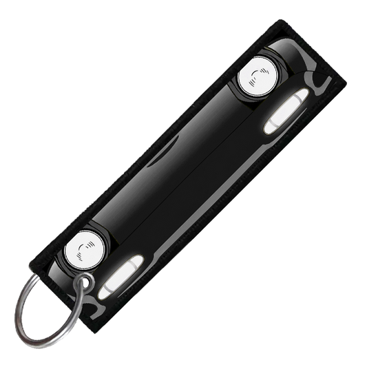 "BLACK MIATA PORTRAIT" CUSTOM KEY TAG