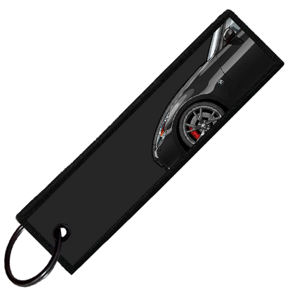 "BLACK 370Z SIDE PROFILE" CUSTOM KEY TAG