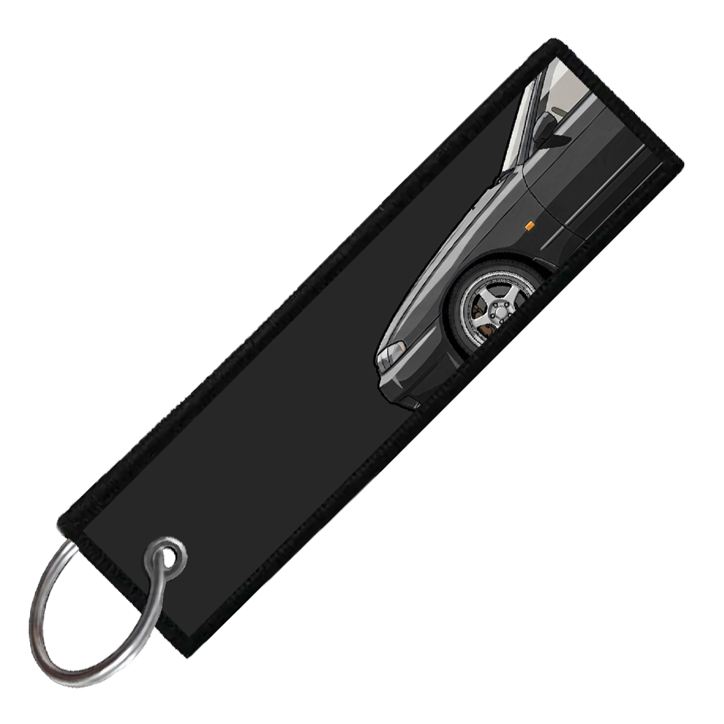 "BLACK R32 SIDE PROFILE" CUSTOM KEY TAG