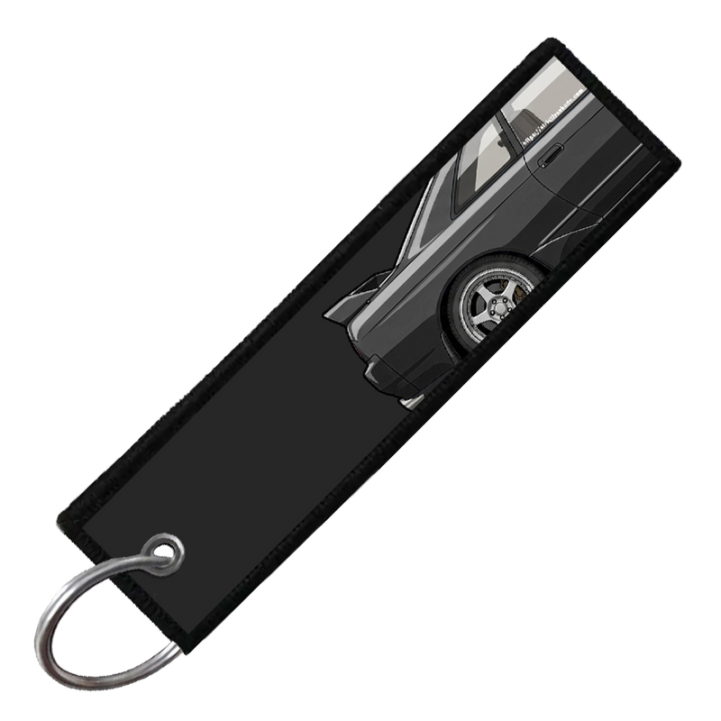 "BLACK R32 SIDE PROFILE" CUSTOM KEY TAG