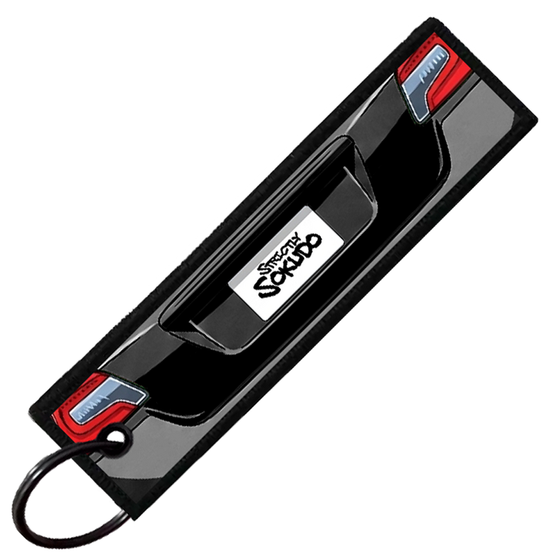 "BLACK WRX STI PORTRAIT" CUSTOM KEY TAG