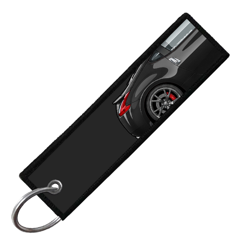 "BLACK 370Z SIDE PROFILE" CUSTOM KEY TAG