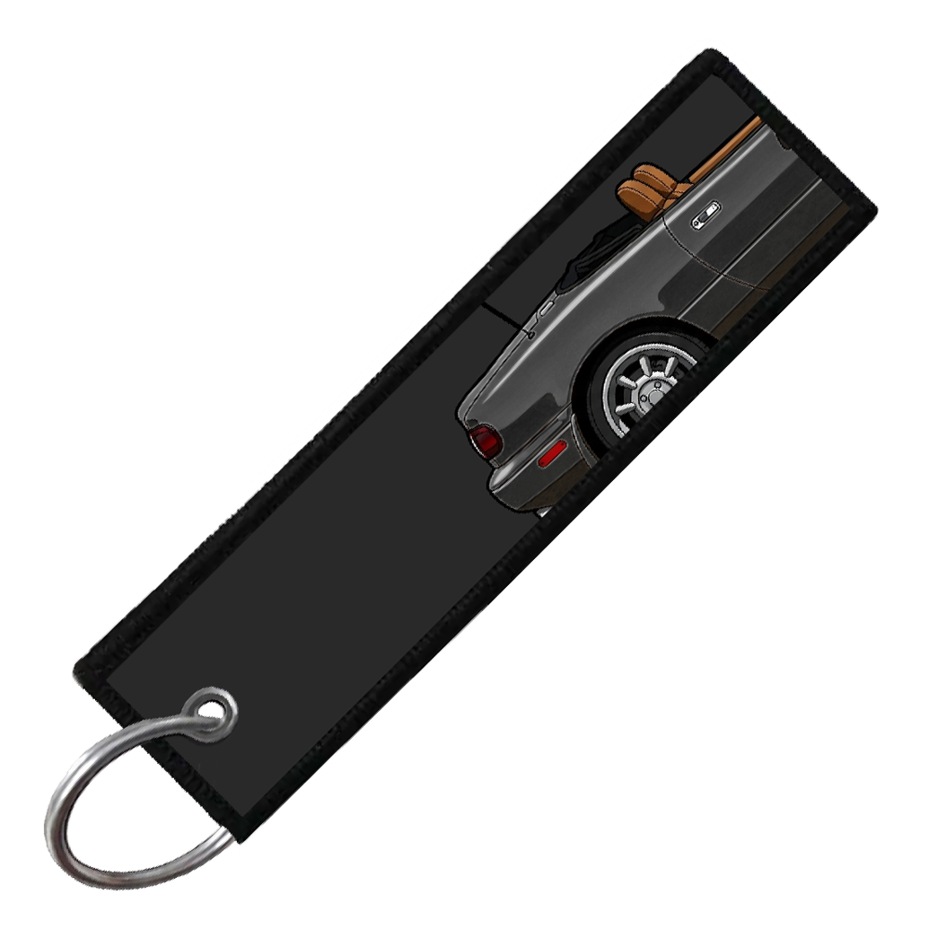 "BLACK MIATA SIDE PROFILE" CUSTOM KEY TAG