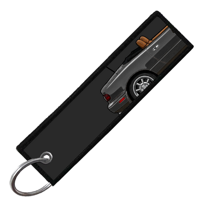 "BLACK MIATA SIDE PROFILE" CUSTOM KEY TAG