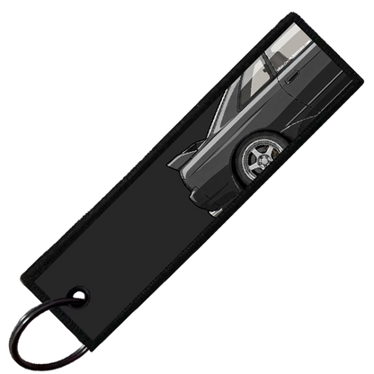 "BLACK R32 SIDE PROFILE" CUSTOM KEY TAG