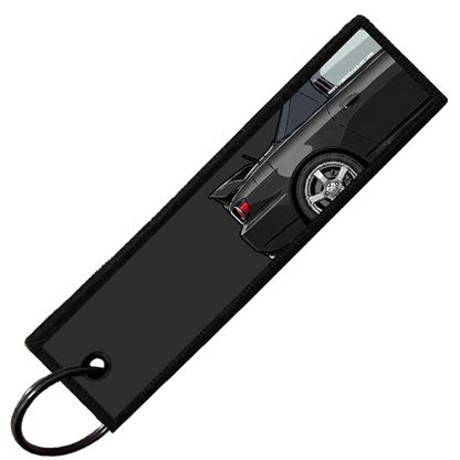 "BLACK S2000 SIDE PROFILE" CUSTOM KEY TAG