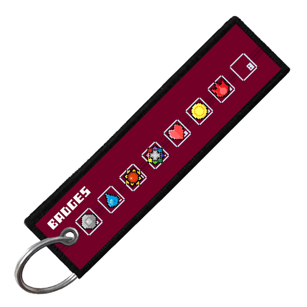 "GYM LEADER BLAINE" CUSTOM KEY TAG
