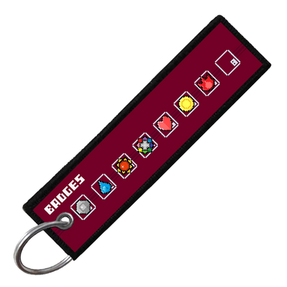 "GYM LEADER BLAINE" CUSTOM KEY TAG