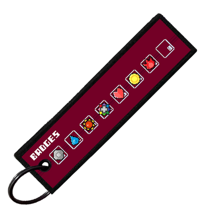 "GYM LEADER BLAINE" CUSTOM KEY TAG