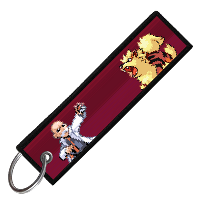 "GYM LEADER BLAINE" CUSTOM KEY TAG
