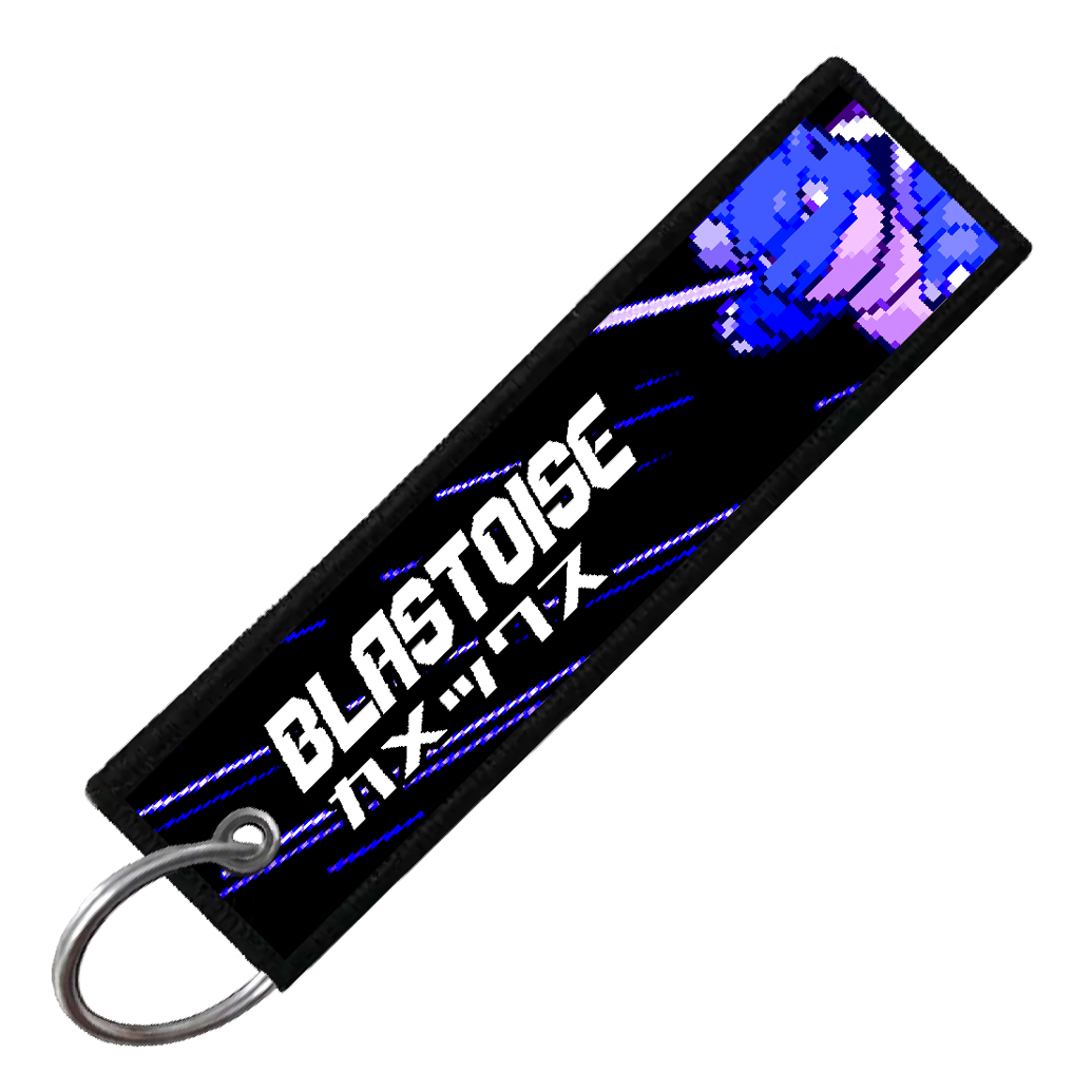 "JAPANESE BLASTOISE" CUSTOM KEY TAG