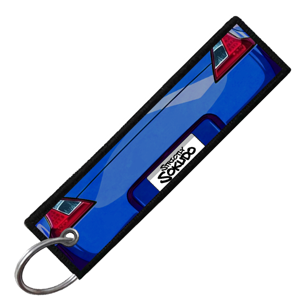 "BLUE 370Z PORTRAIT" CUSTOM KEY TAG