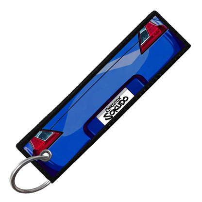"BLUE 370Z PORTRAIT" CUSTOM KEY TAG