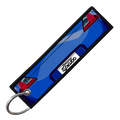 "BLUE 370Z PORTRAIT" CUSTOM KEY TAG