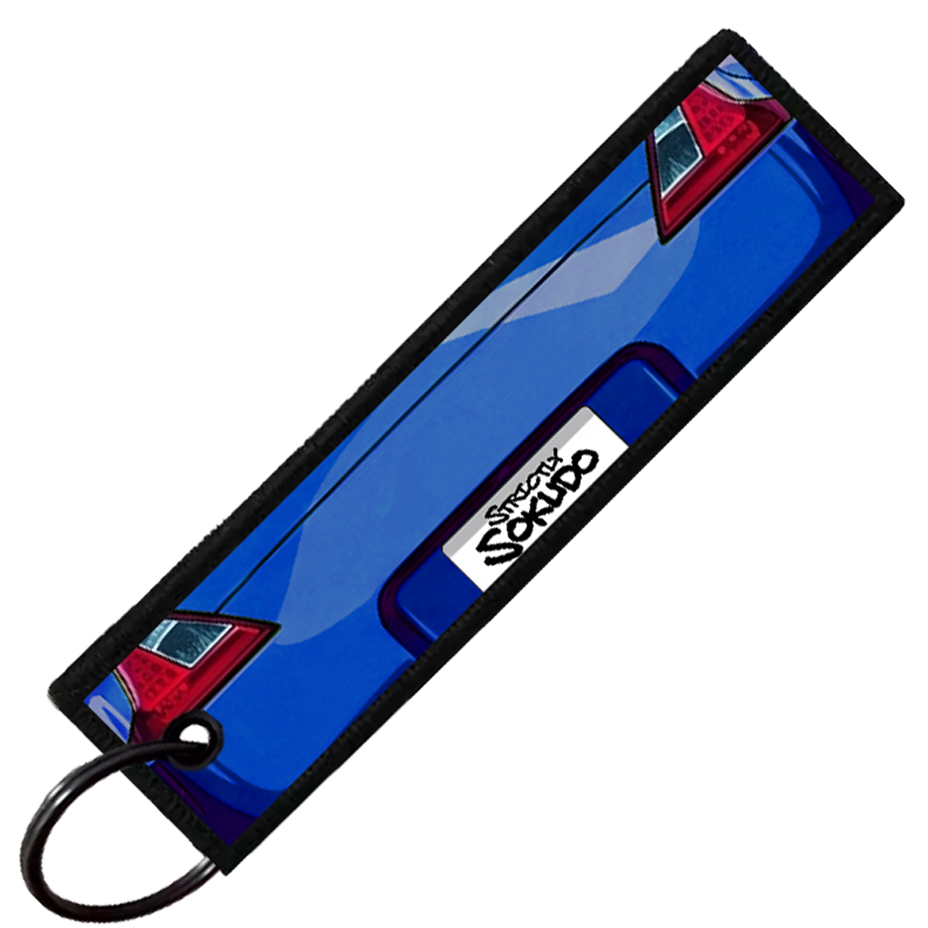 "BLUE 370Z PORTRAIT" CUSTOM KEY TAG