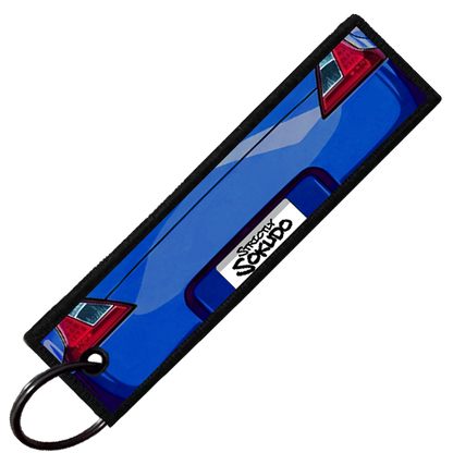 "BLUE 370Z PORTRAIT" CUSTOM KEY TAG