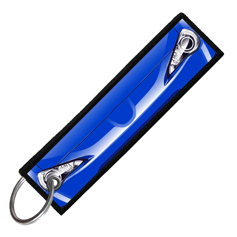 "BLUE BRZ/86/FRS PORTRAIT" CUSTOM KEY TAG