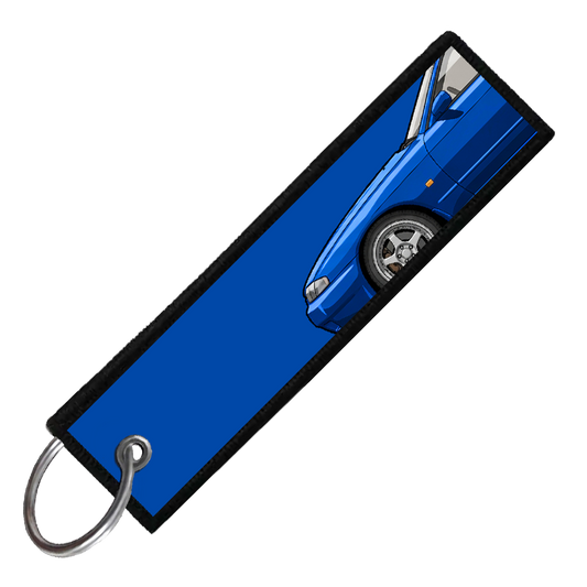 "BLUE R32 SIDE PROFILE" CUSTOM KEY TAG
