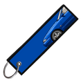 "BLUE R32 SIDE PROFILE" CUSTOM KEY TAG