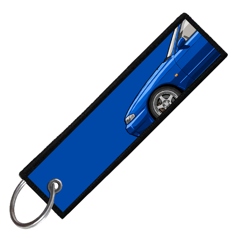 "BLUE R32 SIDE PROFILE" CUSTOM KEY TAG