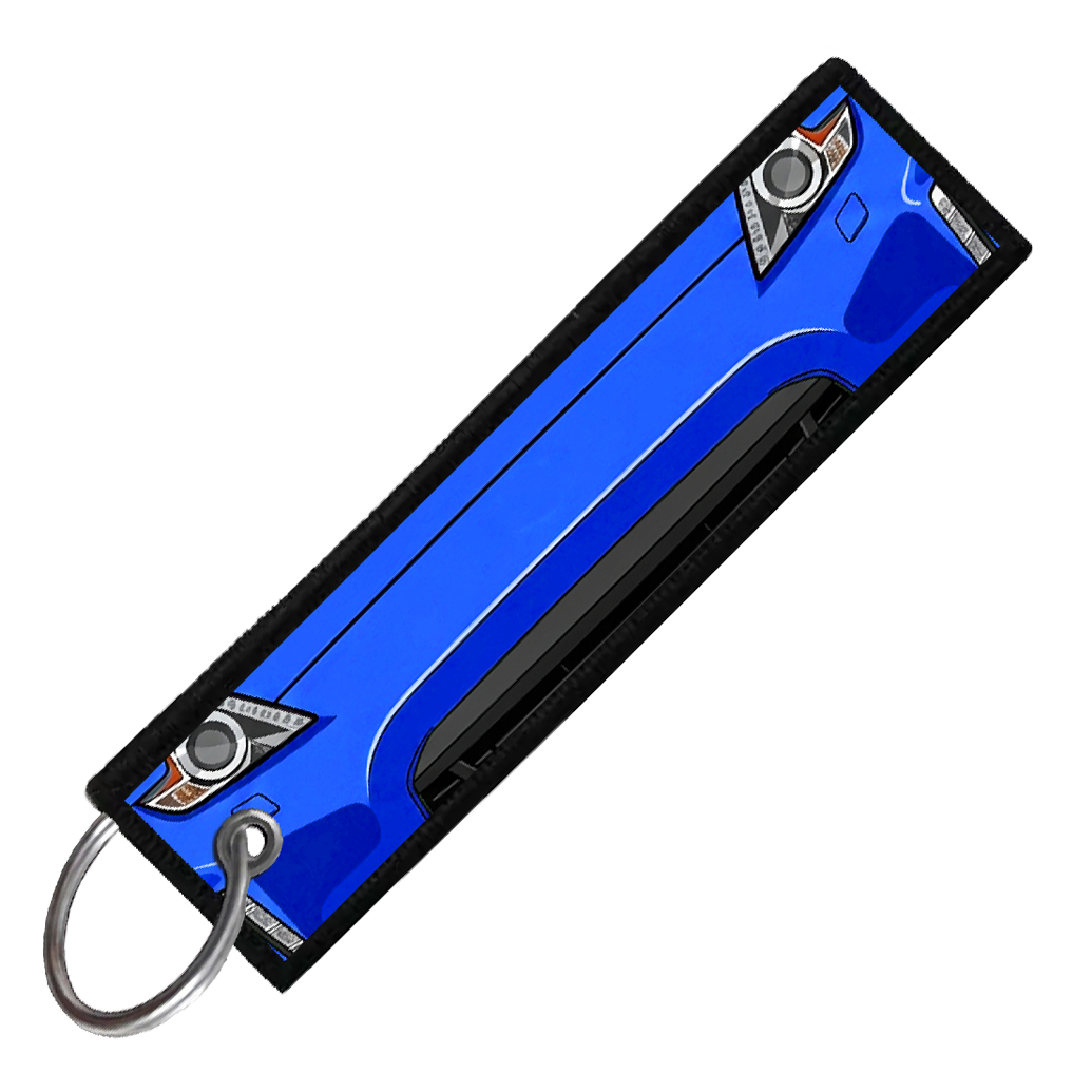 "BLUE 370Z PORTRAIT" CUSTOM KEY TAG
