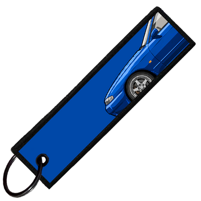 "BLUE R32 SIDE PROFILE" CUSTOM KEY TAG