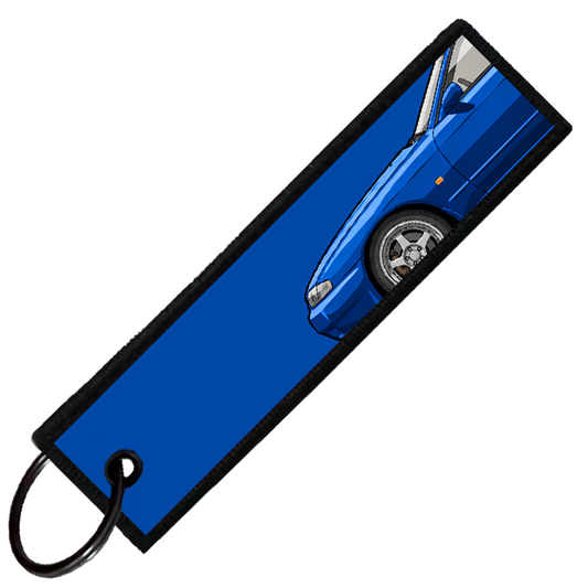 "BLUE R32 SIDE PROFILE" CUSTOM KEY TAG