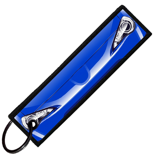"BLUE BRZ/86/FRS PORTRAIT" CUSTOM KEY TAG
