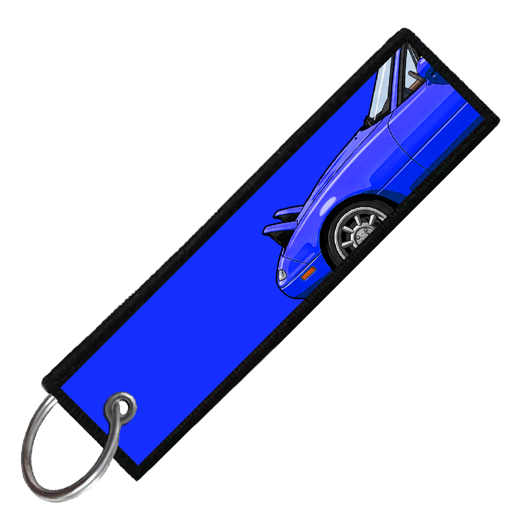 "BLUE MIATA SIDE PROFILE" CUSTOM KEY TAG
