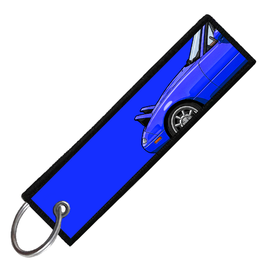 "BLUE MIATA SIDE PROFILE" CUSTOM KEY TAG