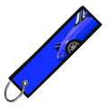 "BLUE MIATA SIDE PROFILE" CUSTOM KEY TAG