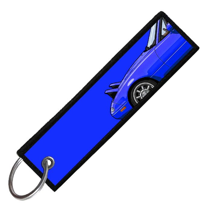 "BLUE MIATA SIDE PROFILE" CUSTOM KEY TAG