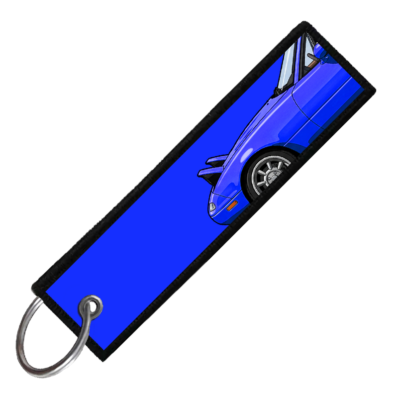 "BLUE MIATA SIDE PROFILE" CUSTOM KEY TAG