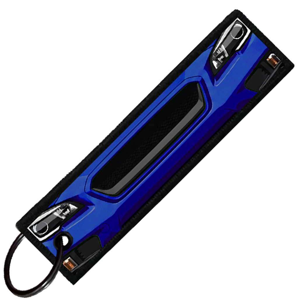 "BLUE WRX STI PORTRAIT" CUSTOM KEY TAG