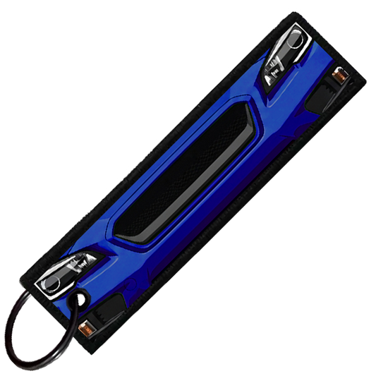 "BLUE WRX STI PORTRAIT" CUSTOM KEY TAG