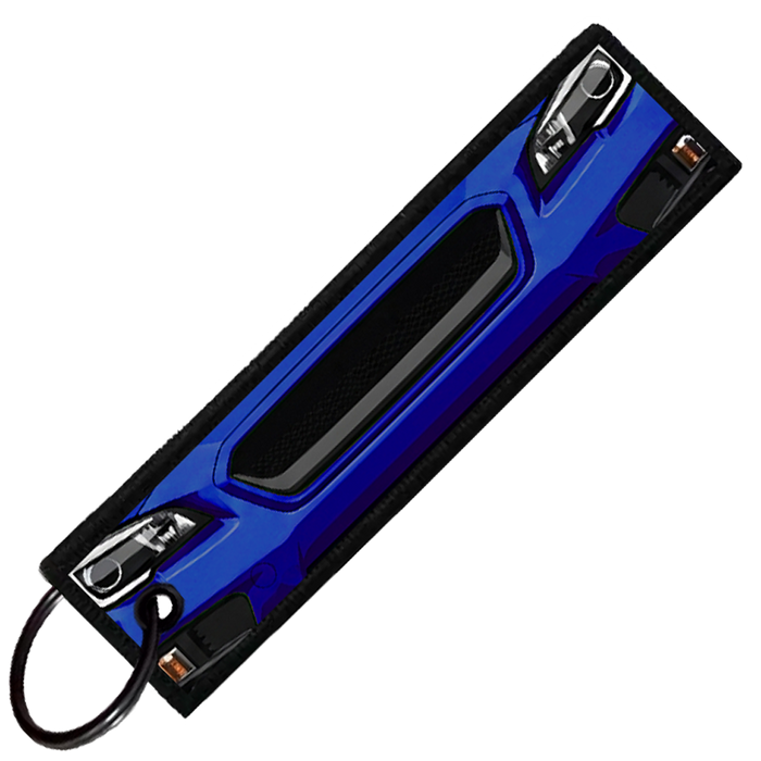 "BLUE WRX STI PORTRAIT" CUSTOM KEY TAG