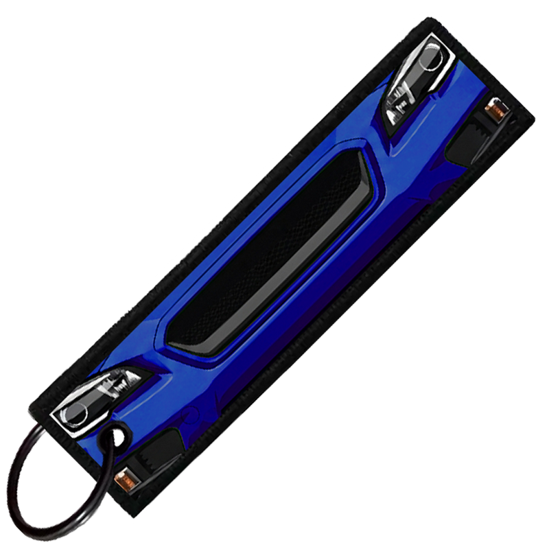 "BLUE WRX STI PORTRAIT" CUSTOM KEY TAG