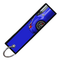 "BLUE 370Z SIDE PROFILE" CUSTOM KEY TAG