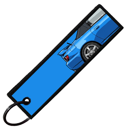 "BLUE S2000 SIDE PROFILE" CUSTOM KEY TAG