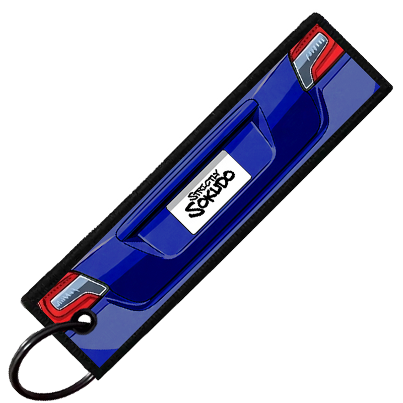 "BLUE WRX STI PORTRAIT" CUSTOM KEY TAG