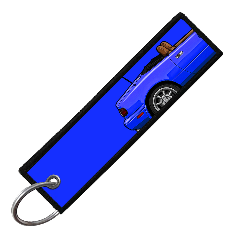 "BLUE MIATA SIDE PROFILE" CUSTOM KEY TAG