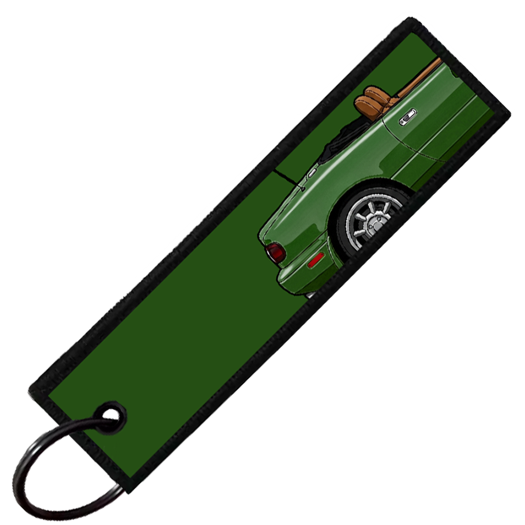 "GREEN MIATA SIDE PROFILE" CUSTOM KEY TAG
