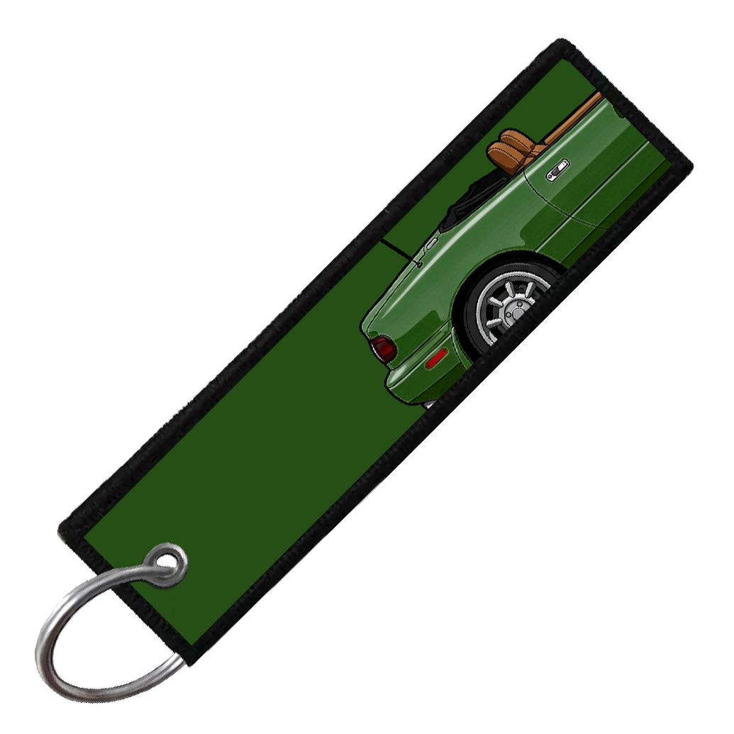 "GREEN MIATA SIDE PROFILE" CUSTOM KEY TAG
