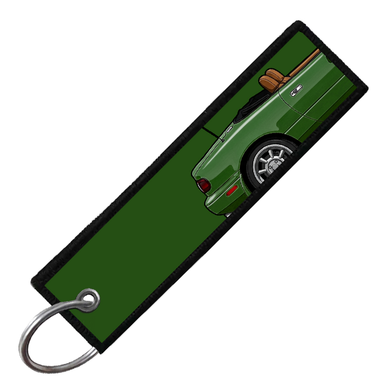 "GREEN MIATA SIDE PROFILE" CUSTOM KEY TAG