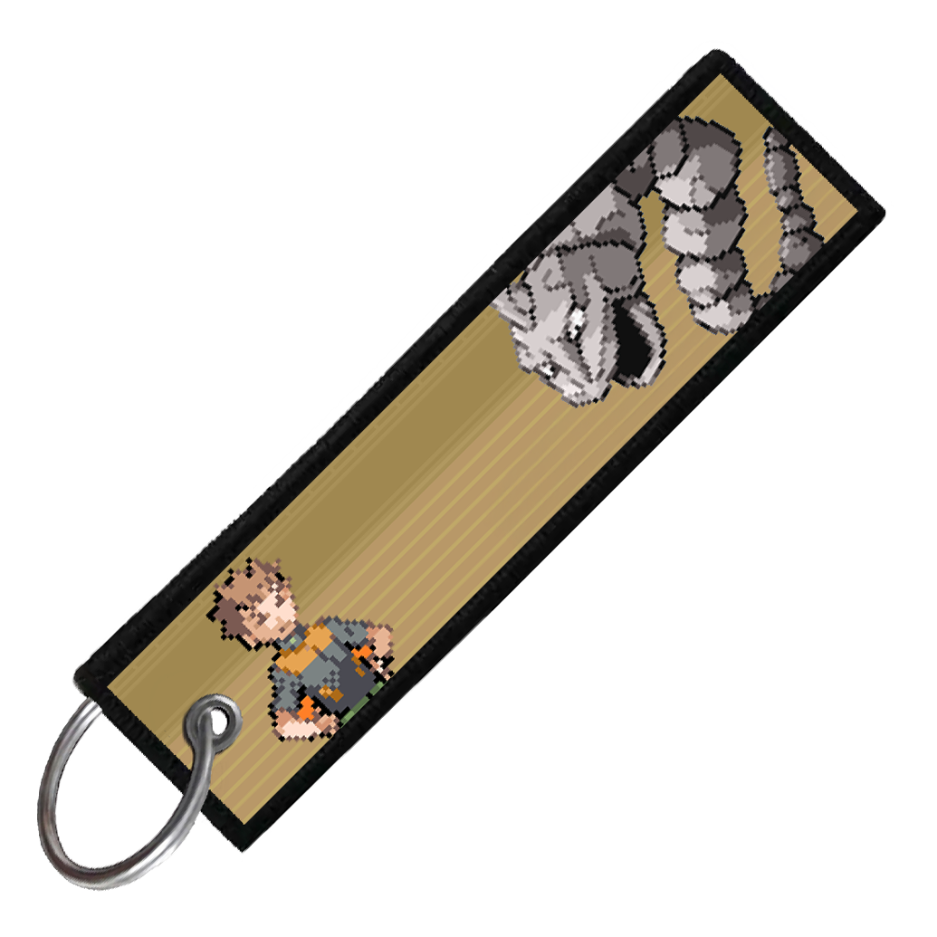 "GYM LEADER BROCK" CUSTOM KEY TAG