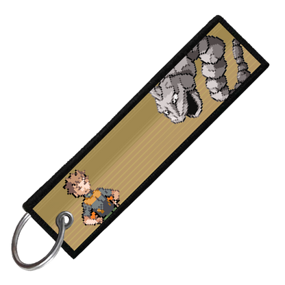 "GYM LEADER BROCK" CUSTOM KEY TAG